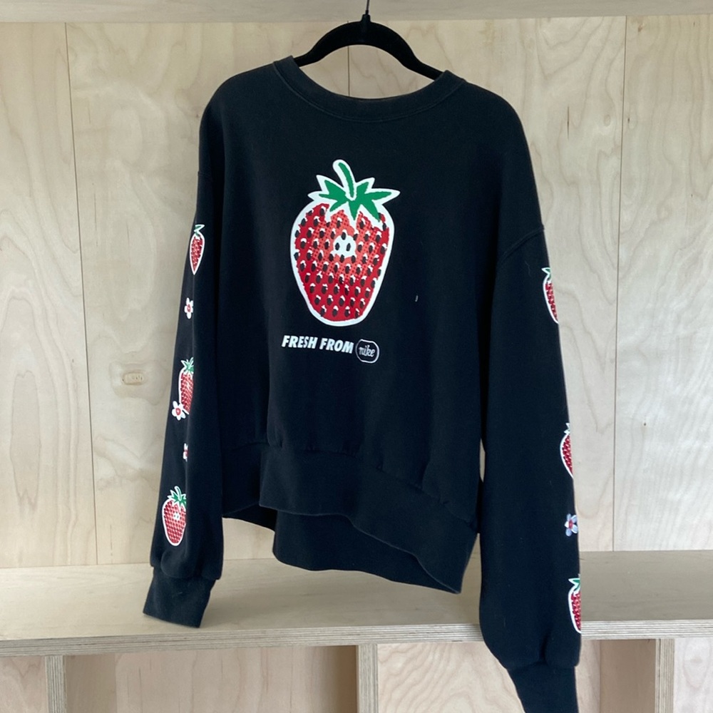 Nike strawberry sweatshirt size L